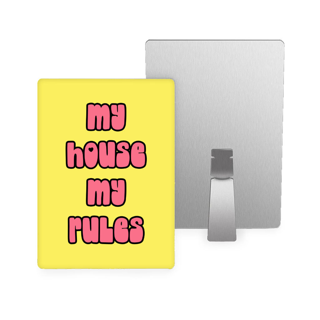 My House Rules Metal Photo Prints - Cute Decor Pictures - Best Design Decor Pictures