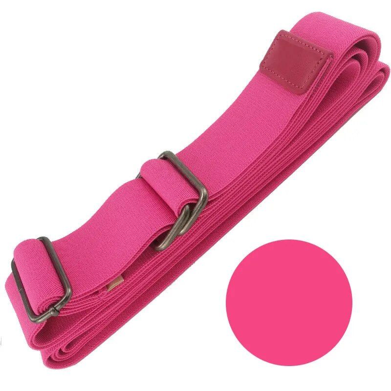 2M Adjustable Meditation and Yoga Training Strap - Elastic Cross-Legged Sitting Support Belt