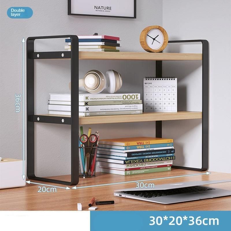 Modern Wood and Iron Desktop Organizer