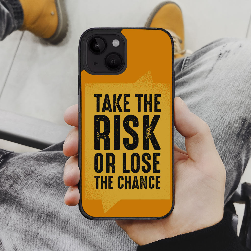 Take the Risk iPhone 14 Plus Case - Cool Phone Case for iPhone 14 Plus - Trendy iPhone 14 Plus Case