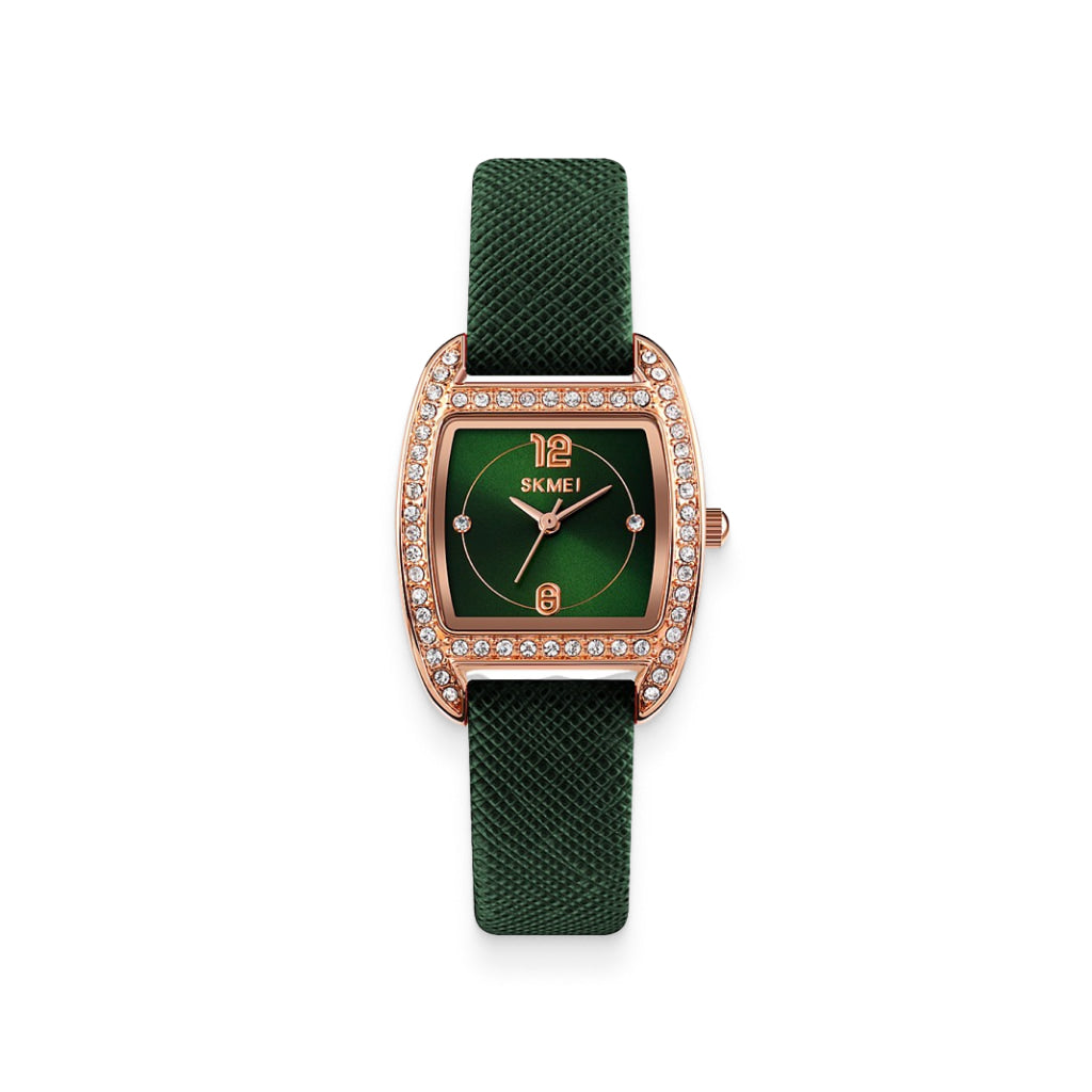 Women’s Green Leather Watch