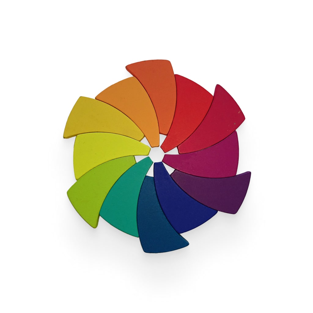 Wooden Color Wheel