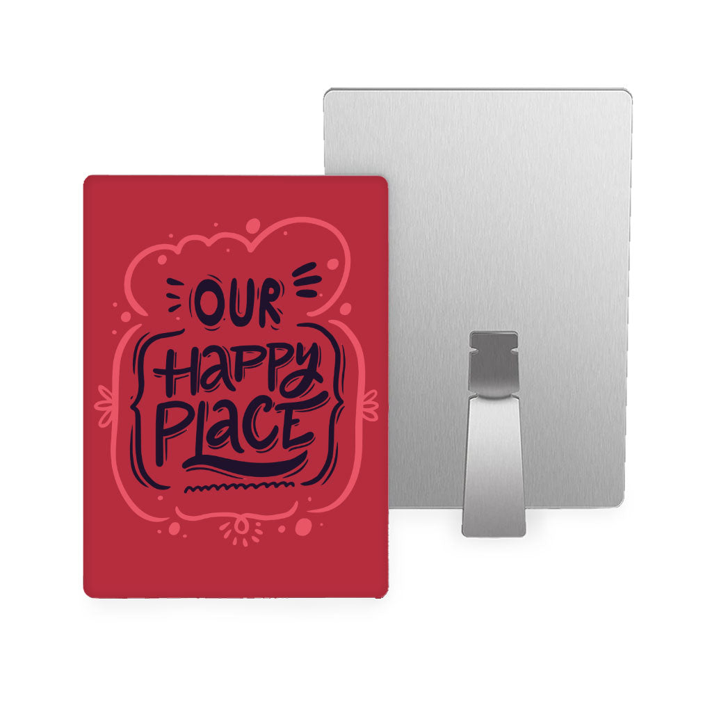 Our Happy Place Metal Photo Prints - Themed Decor Pictures - Cool Design Decor Pictures