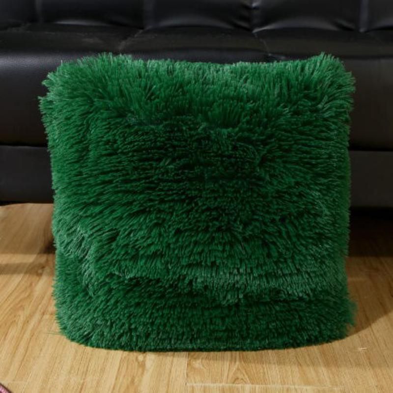 Luxurious Plush Fur Cushion Cover