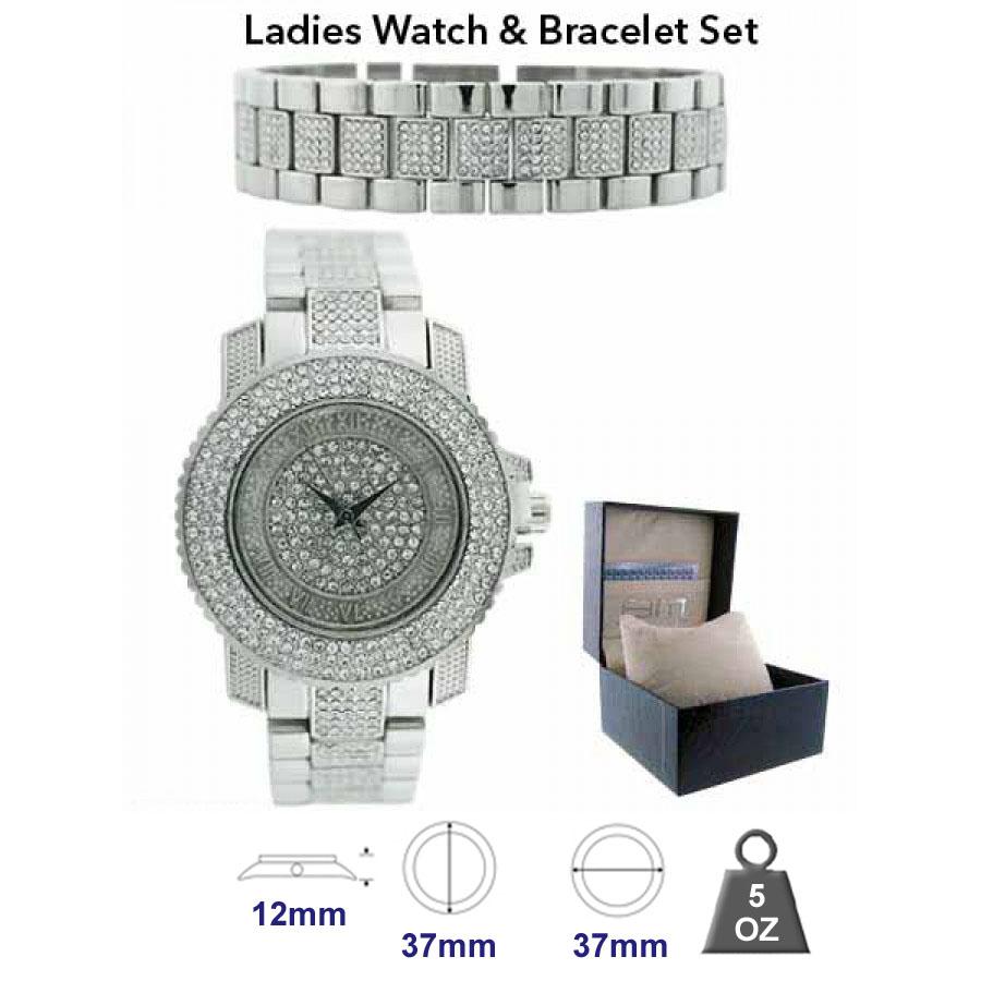 Watch & Bracelet set for women