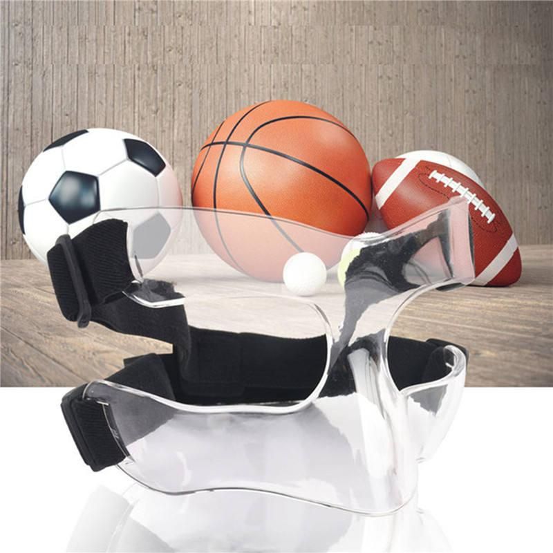 Transparent Sports Nose Helmet Basketball Mask Nose Guard Face Shield