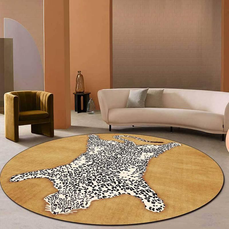 Leopard Print Modern Carpet