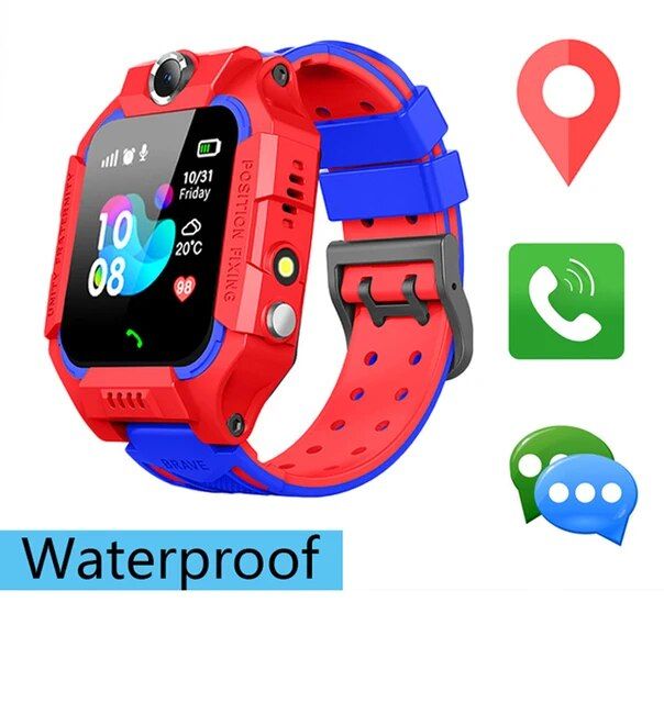 Kids Waterproof IP67 Smart Watch with SOS Call, Voice Chat & SIM Card Slot