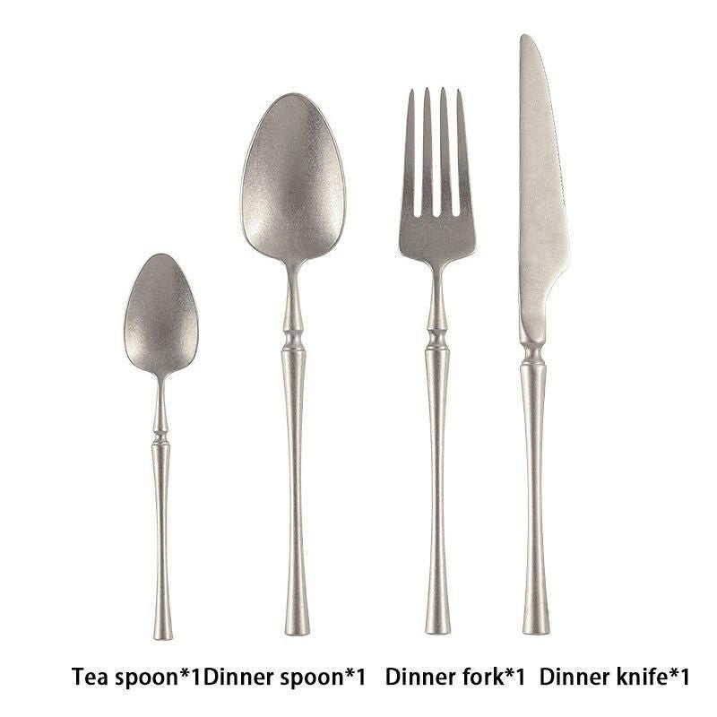 Elegant 304 Stainless Steel Cutlery Set