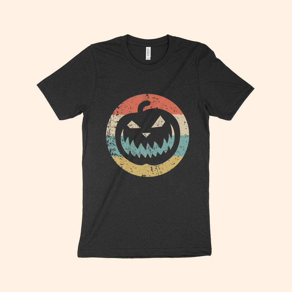 Pumpkin Retro Unisex Jersey T-Shirt Made in USA