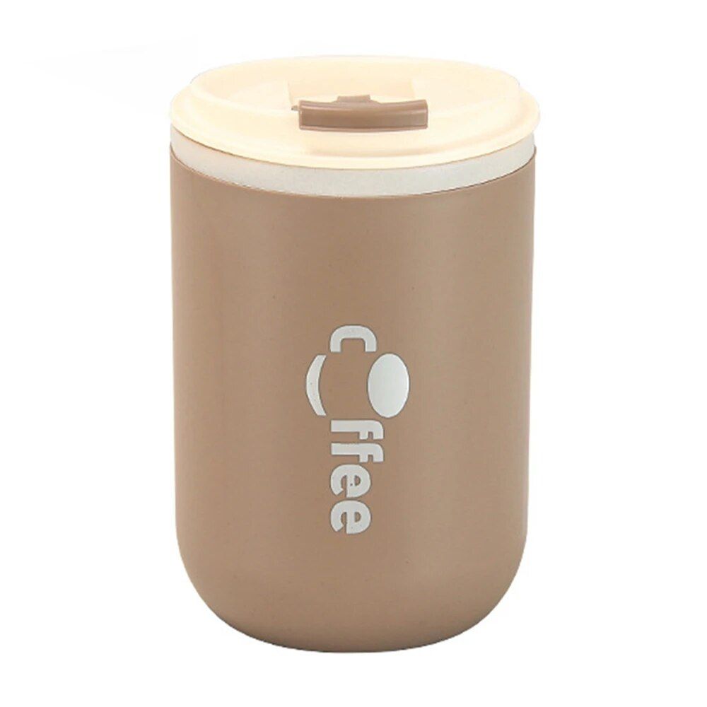 16.9oz Elegant Stainless Steel Thermal Mug: Leak-Proof, Insulated Coffee Travel Cup