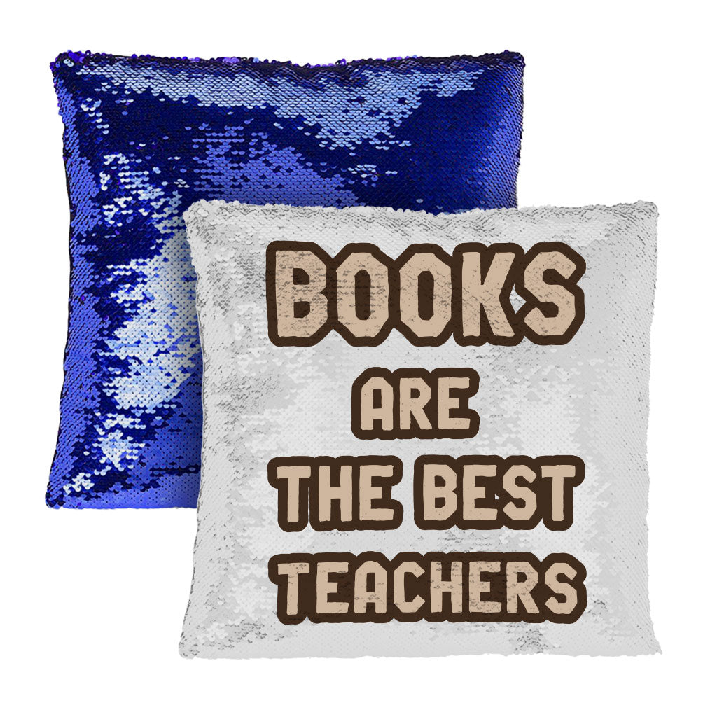 Book Themed Sequin Pillow Case - Quotes Pillow Case - Cool Print Pillowcase