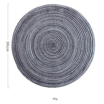 Round Linen Table Mat - Stylish Home Decor and Dining Accessory