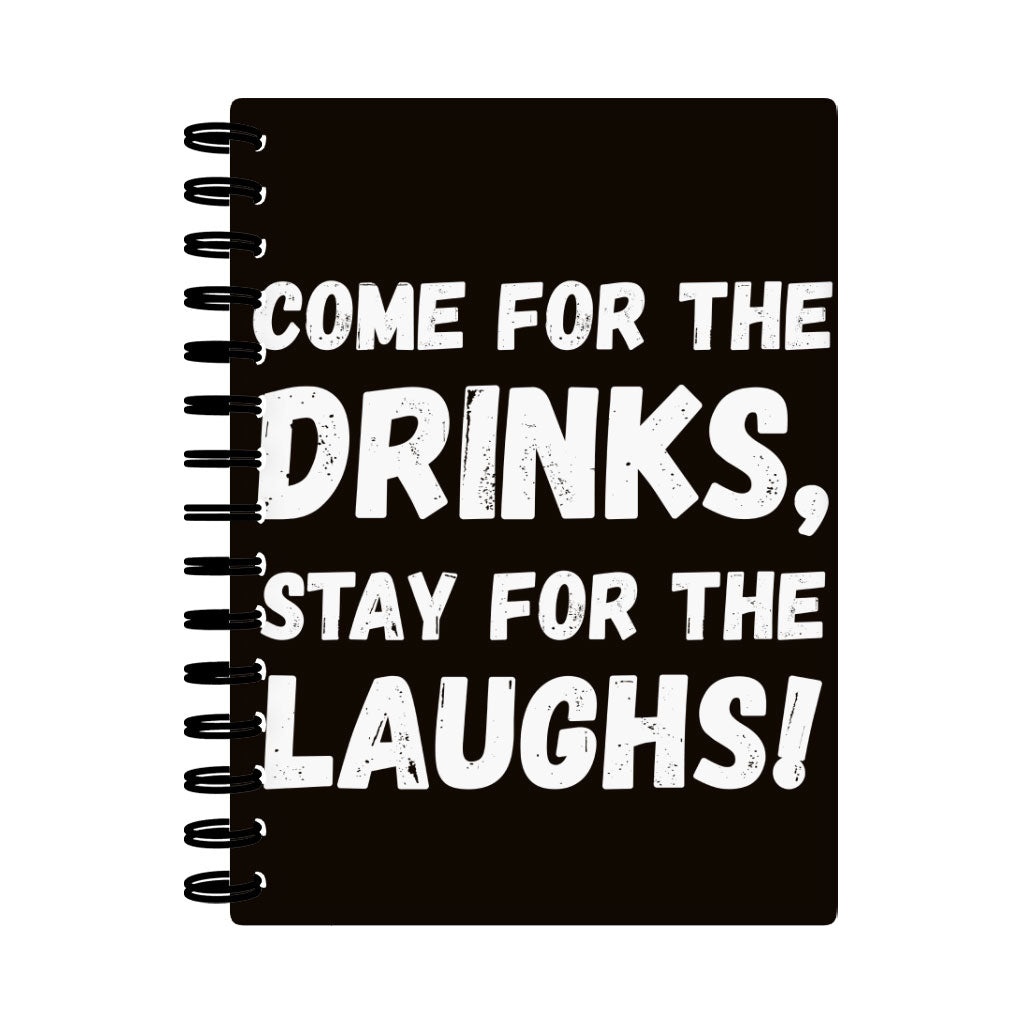 Funny Quote Spiral Notebook - Funny Saying Notebook - Cool Design Notebook