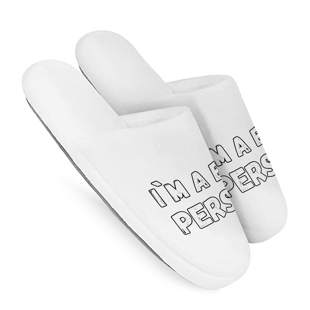 Sarcastic Memory Foam Slippers - Cool Slippers - Themed Slippers