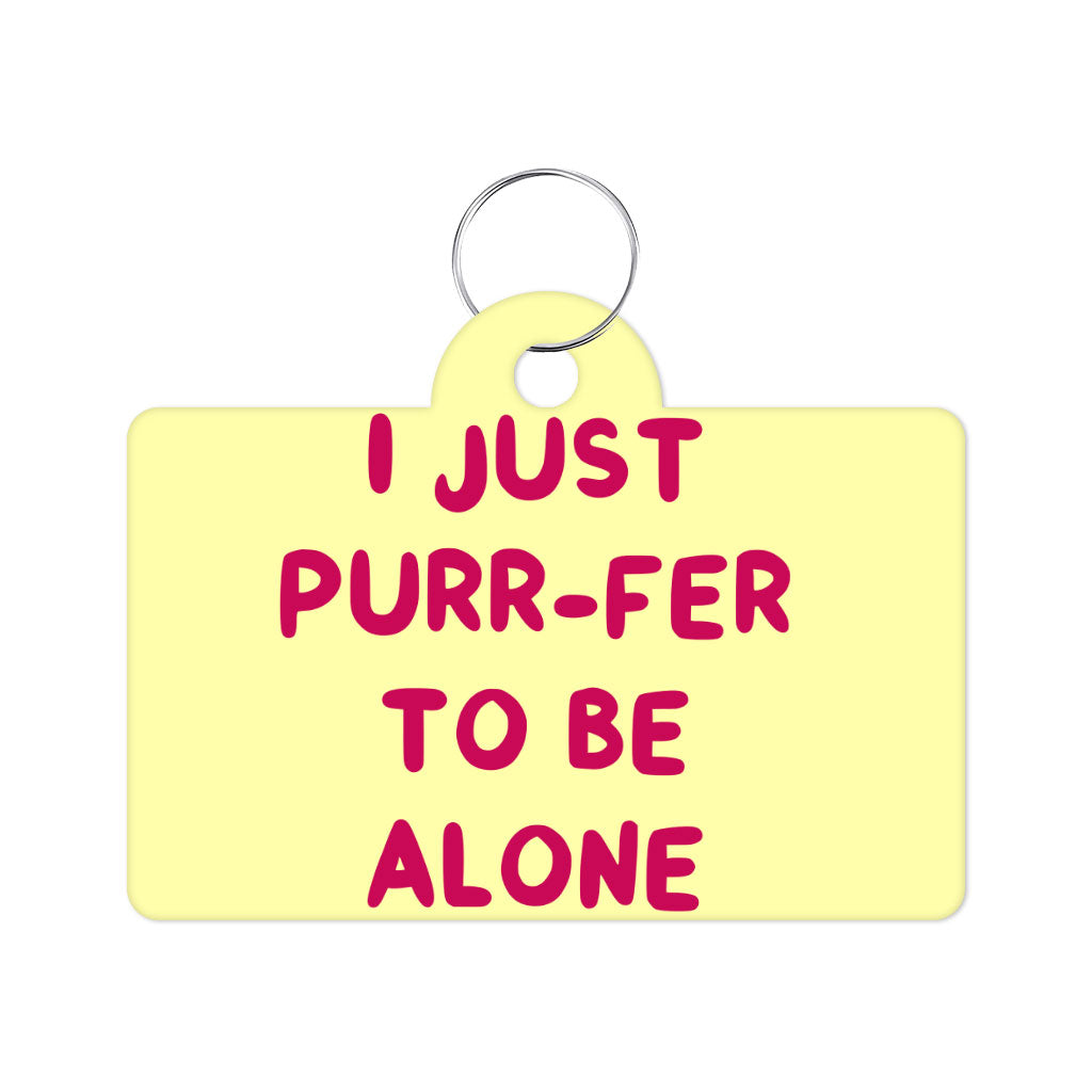 Cute Funny Pet ID Tag - Creative Pet Tag - Printed Pet ID Tag