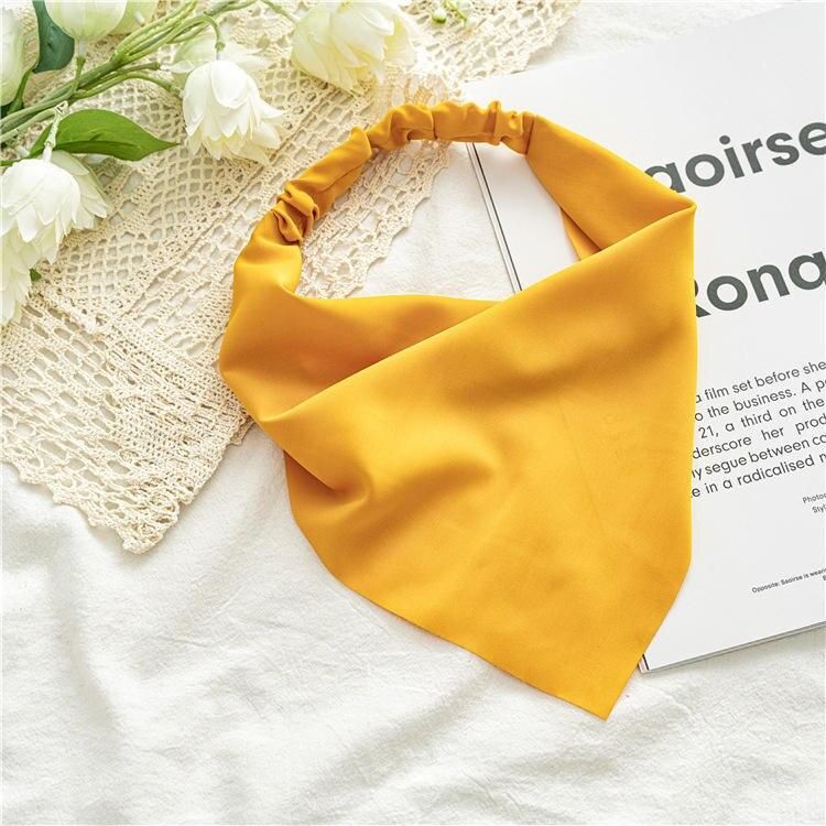 Elegant Chiffon Triangle Hair Scarf