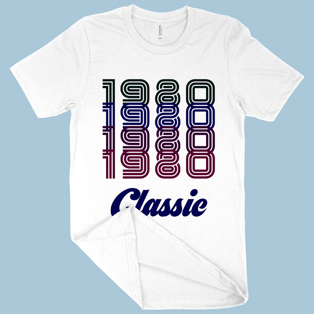 1980 Classic T-Shirt - 1980 T-Shirt - 80s Tee Shirt