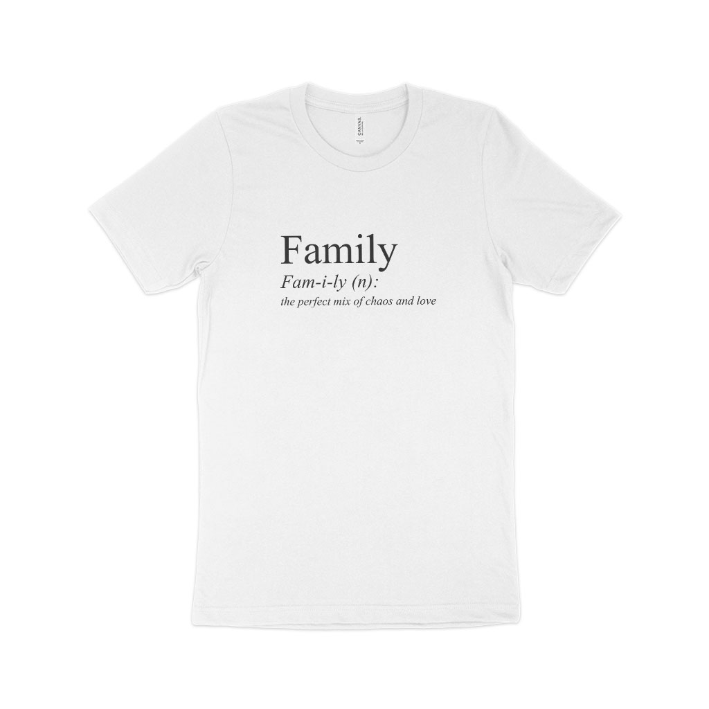 Family Definition Unisex Jersey T-Shirt Made in USA