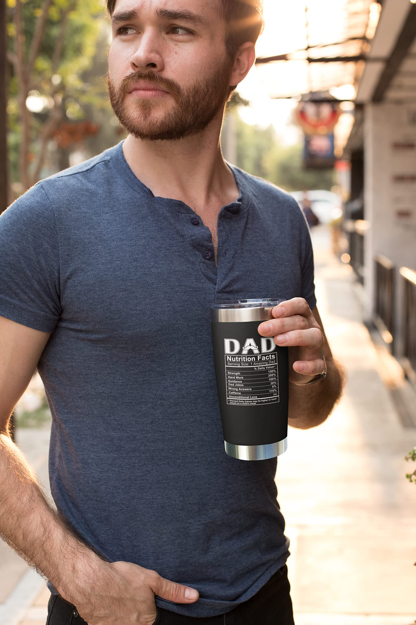 Gifts for Dad from Daughter, Son, Kids - Birthday Gifts for Dad - Fathers Day Gift for Dad, Husband, Men - Best Dad Bday Present Idea for Father, Bonus Dad from Daughter, Son, Wife - 20 Oz Tumbler