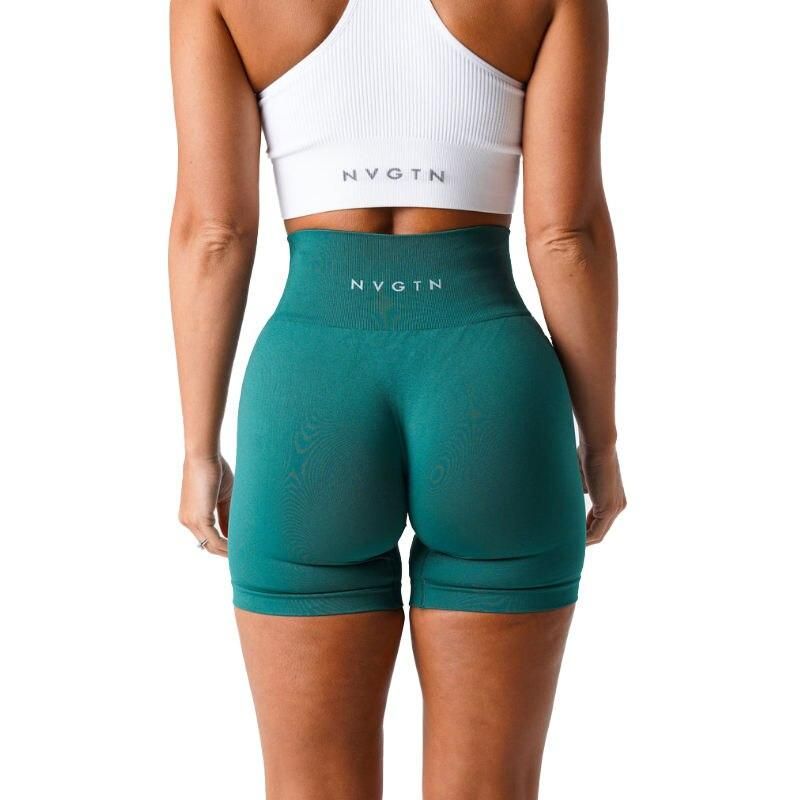 Seamless High-Waist Yoga Shorts