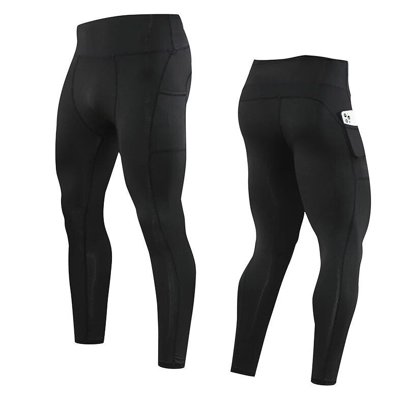 Men's High-Performance Athletic Compression Leggings