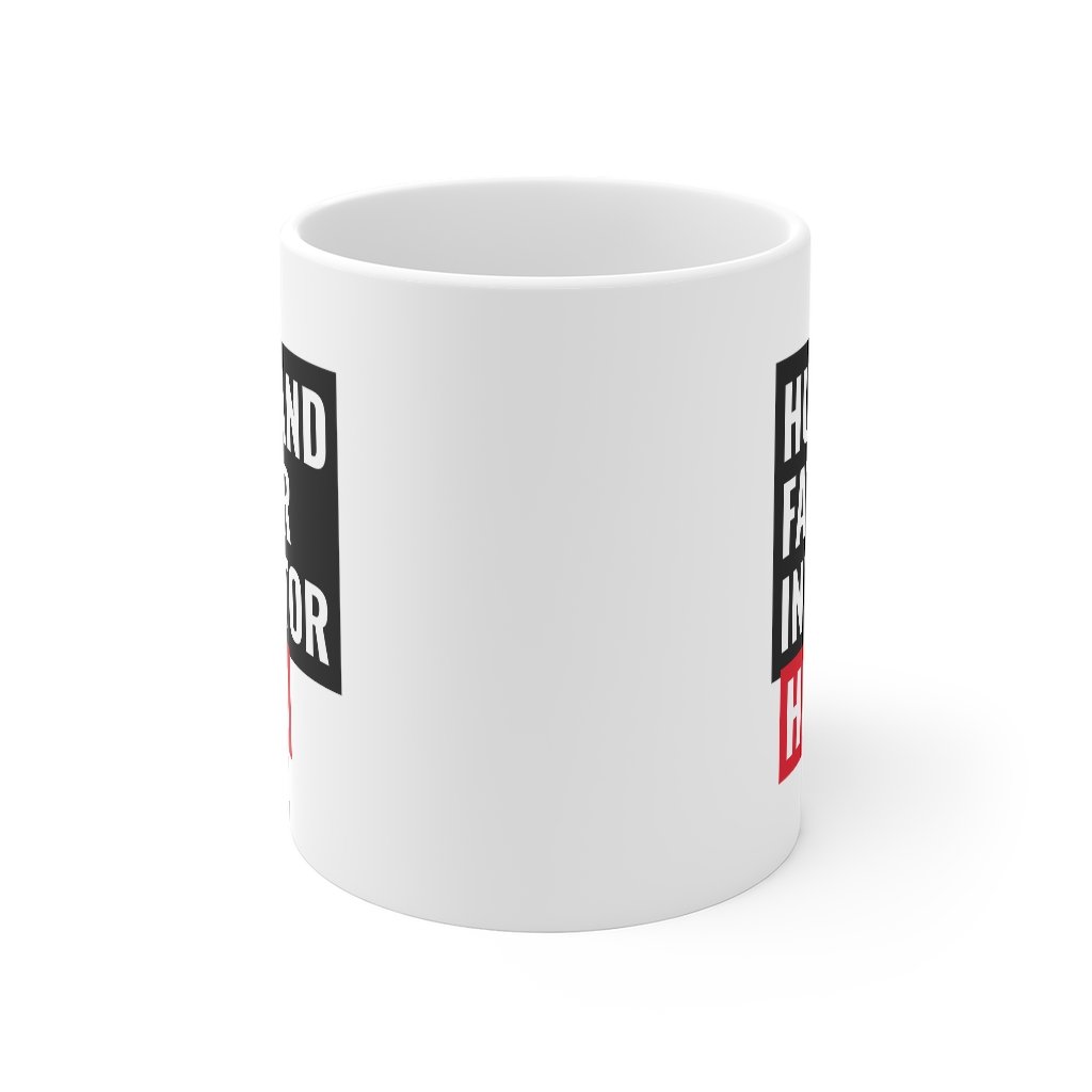 "Husband, Father, Investor, Hero" Mug, White Ceramic