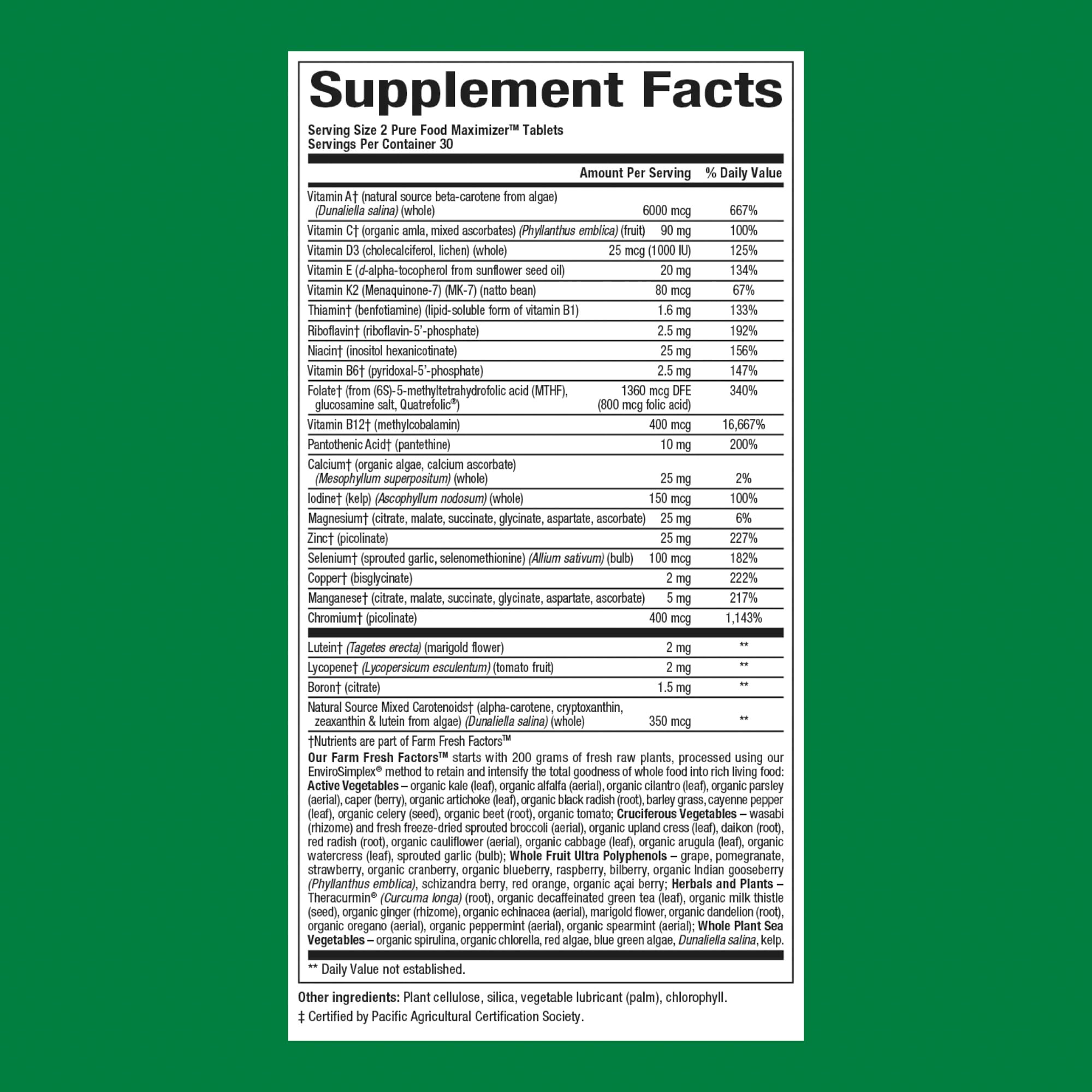 Natural Factors, Men's Multivitamin & Mineral, 1 Serving Contains Nutrition Equivalent to ½ lb of Veggies, 60 Tablets