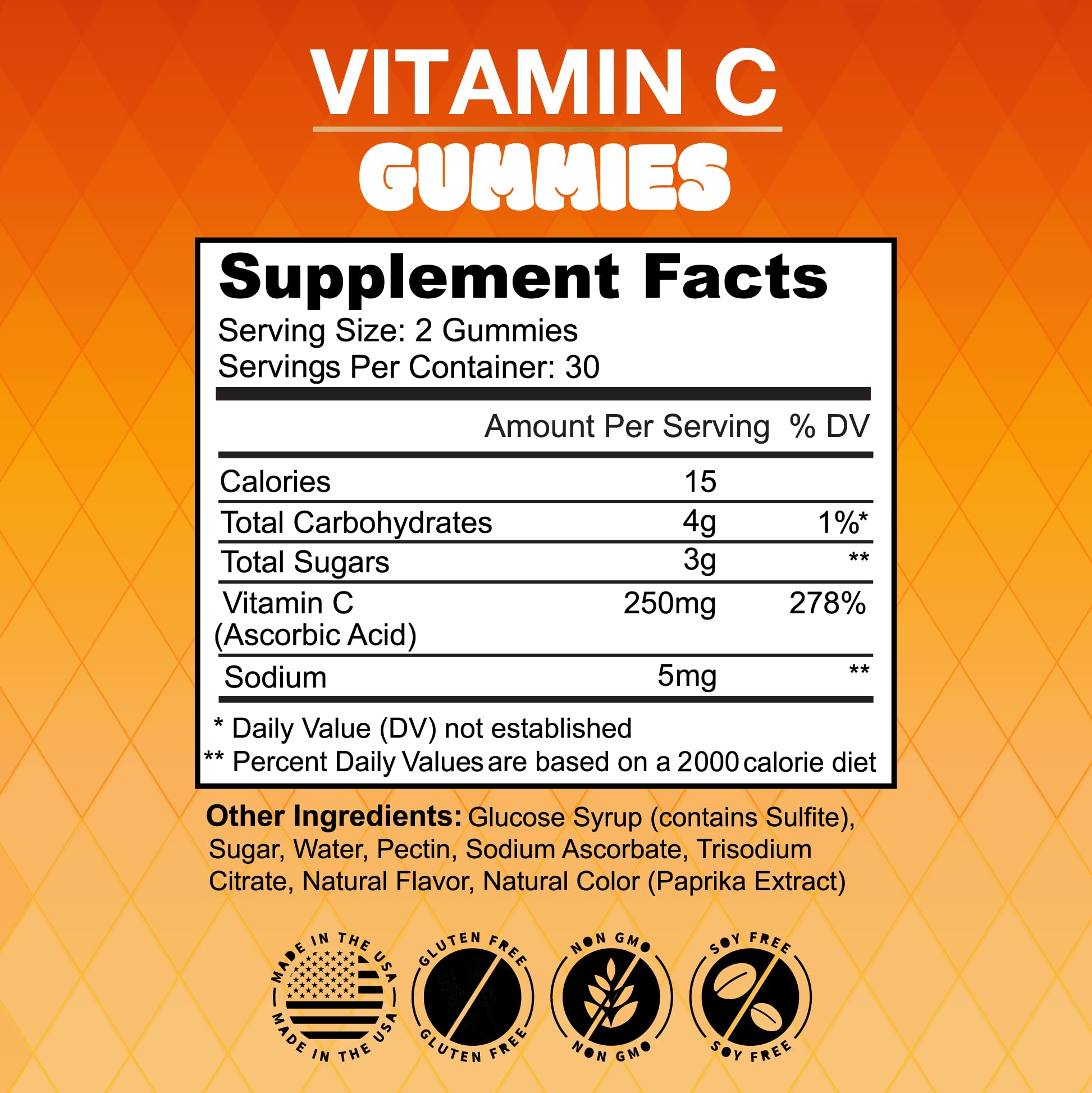 NEW AGE Vitamin C Gummies Orange Vitamin C Gummy - Supports Healthy Immune System - Vegetarian Without Gluten (120 Gummies)