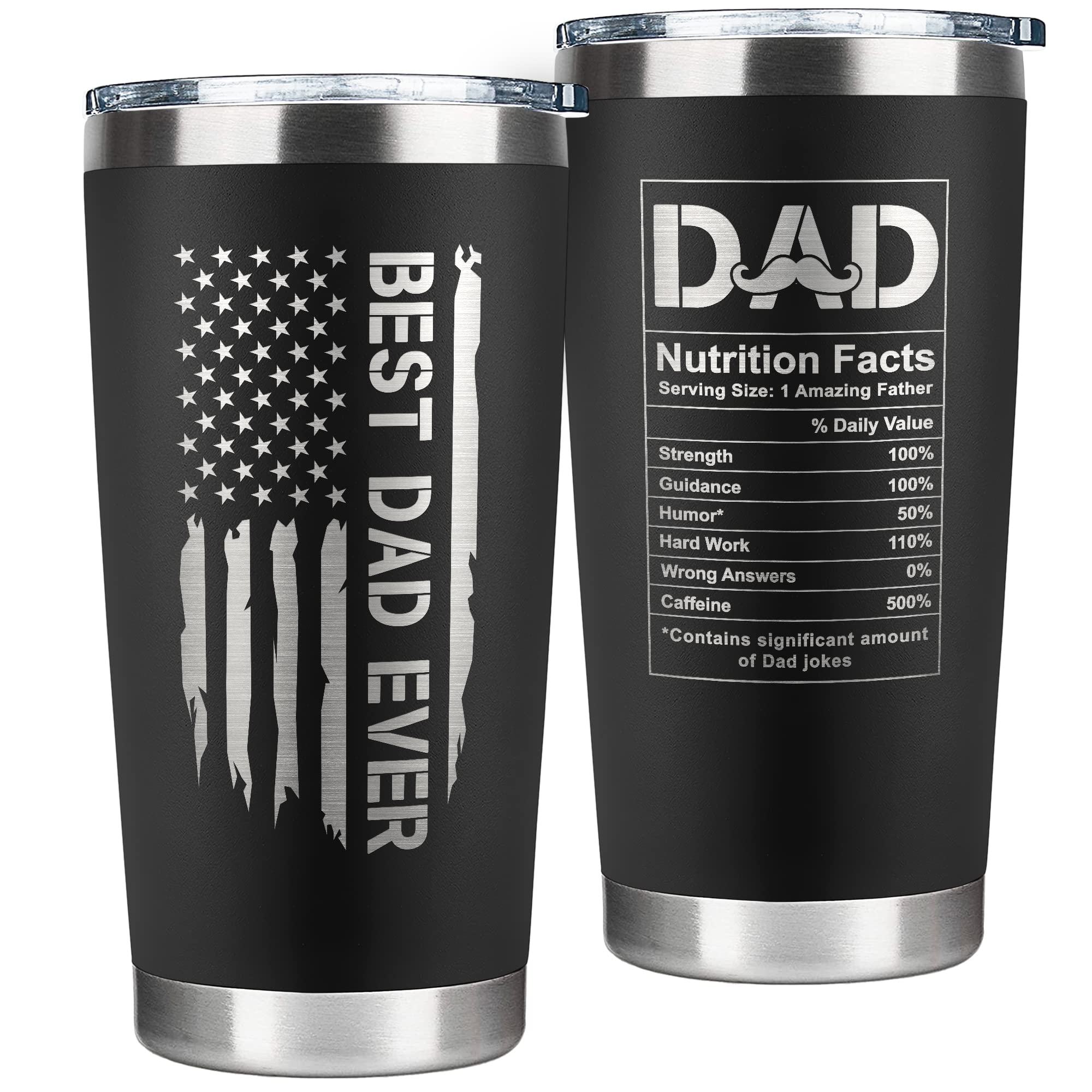 "Best Dad Ever" Printed Tumbler, 20 Oz