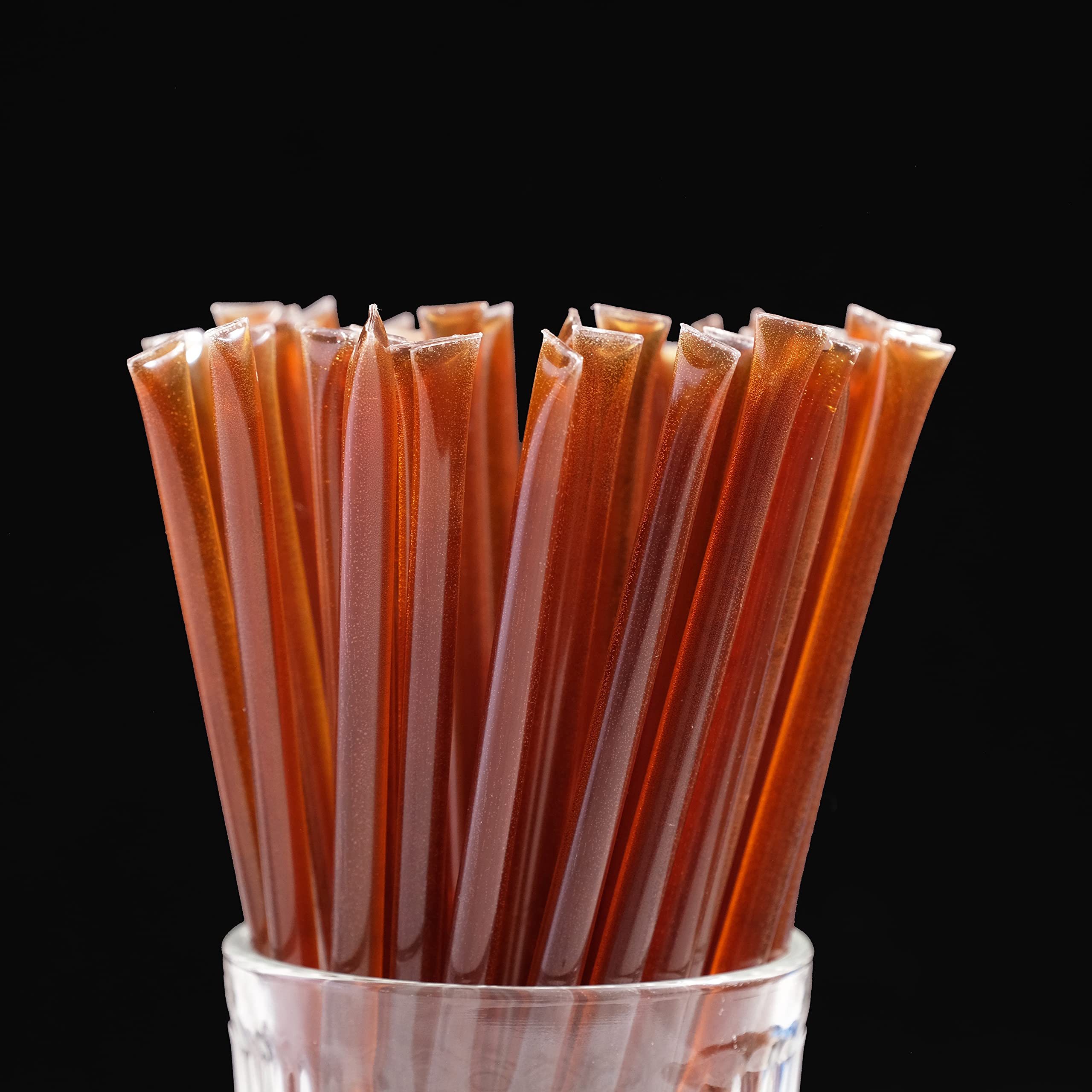 Bees Knees Spicy Honey Sticks, 50 Sticks, 1tsp each, Wildflower Hot Honey Straws Mixed with Habanero Peppers, Honey Sticks for Cooking, Cocktails, Foodie Gifts, Hot Sauce Gifts