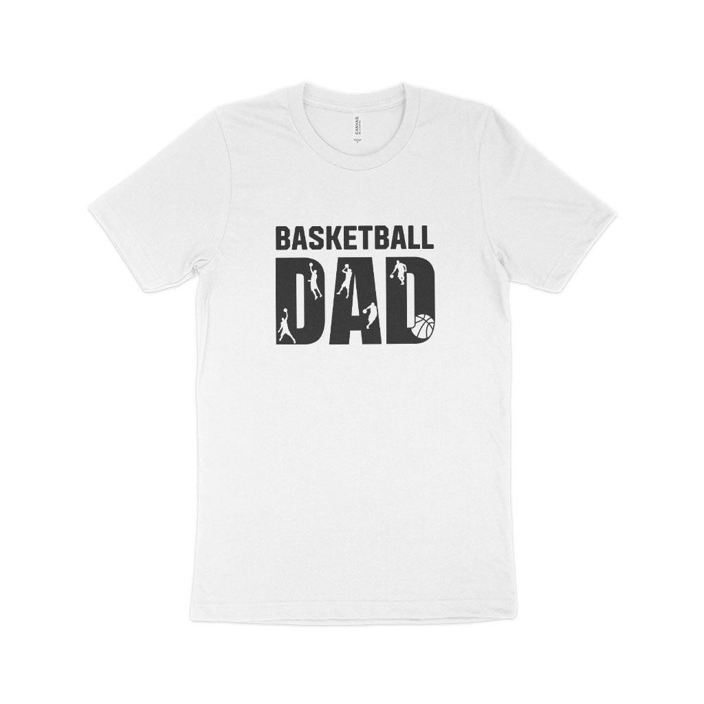 Basketball Dad Men’s Jersey T-Shirt Made in USA