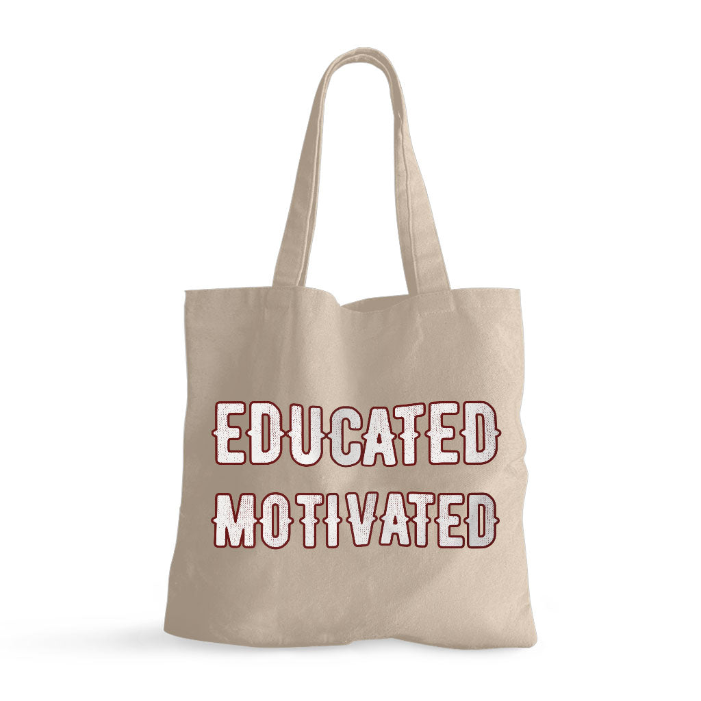 Cool Design Small Tote Bag - Quote Shopping Bag - Printed Tote Bag