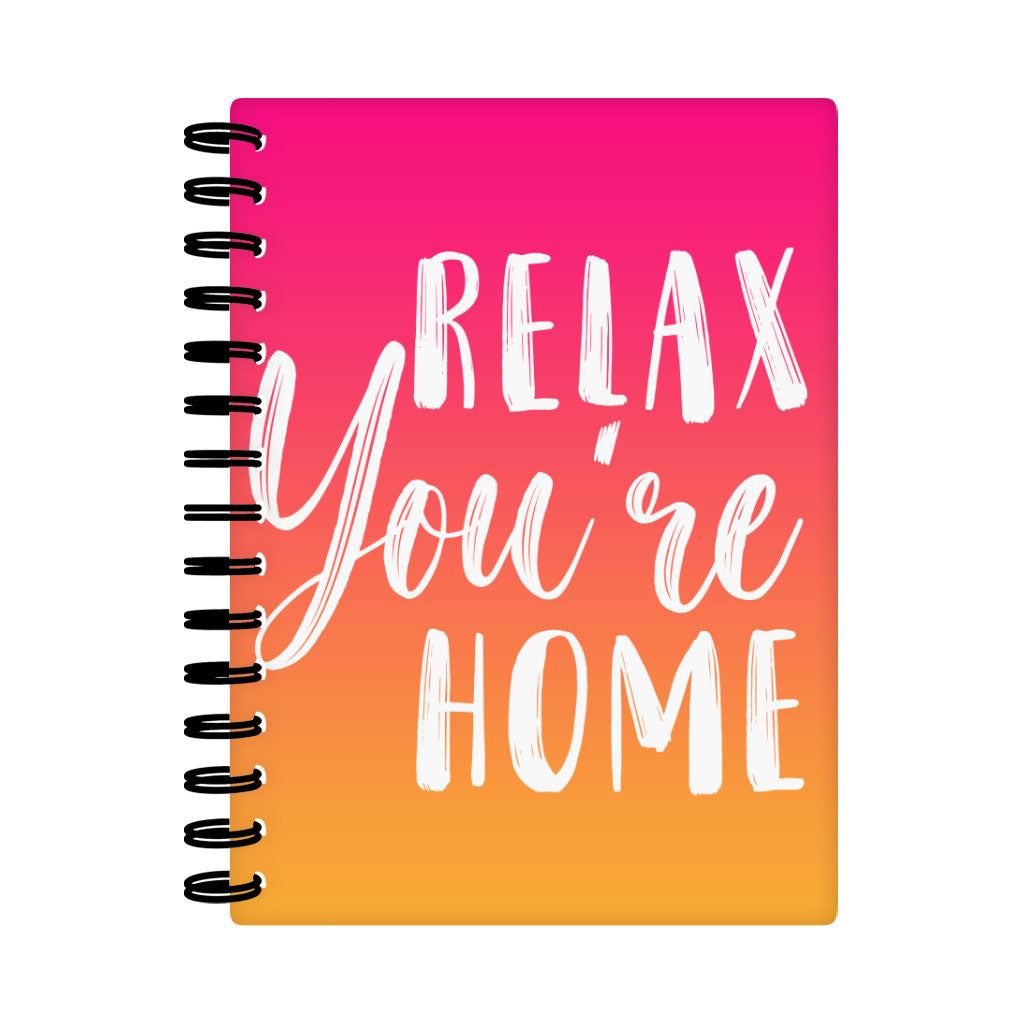 Relax Spiral Notebook - Best Design Notebook - Printed Notebook