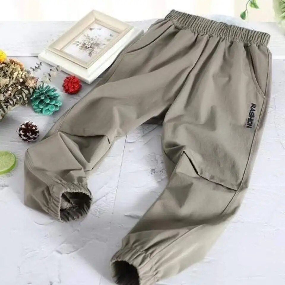 Kids Summer Sports Pants: Lightweight, Casual Trousers for Boys Aged 4-14