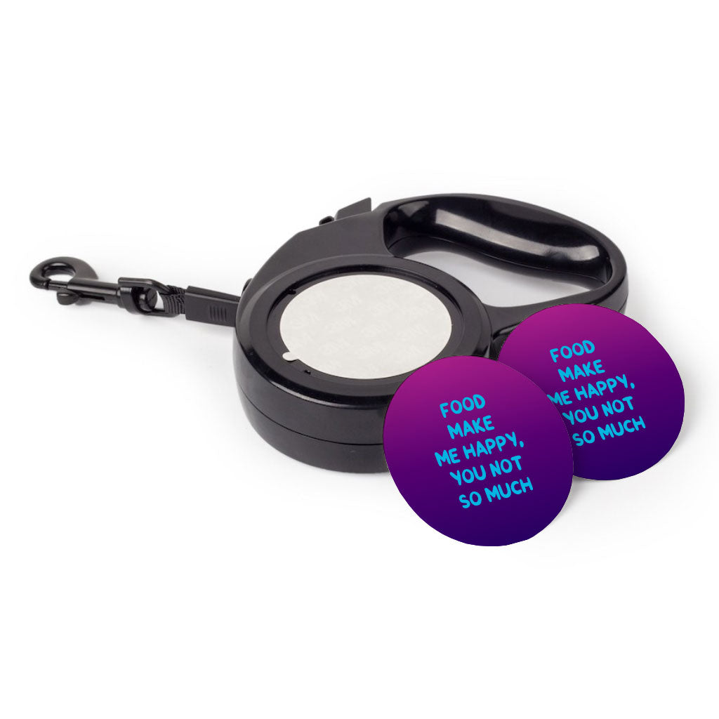 Funny Design Retractable Pet Leash - Sarcastic Leash - Cool Saying Dog Leash