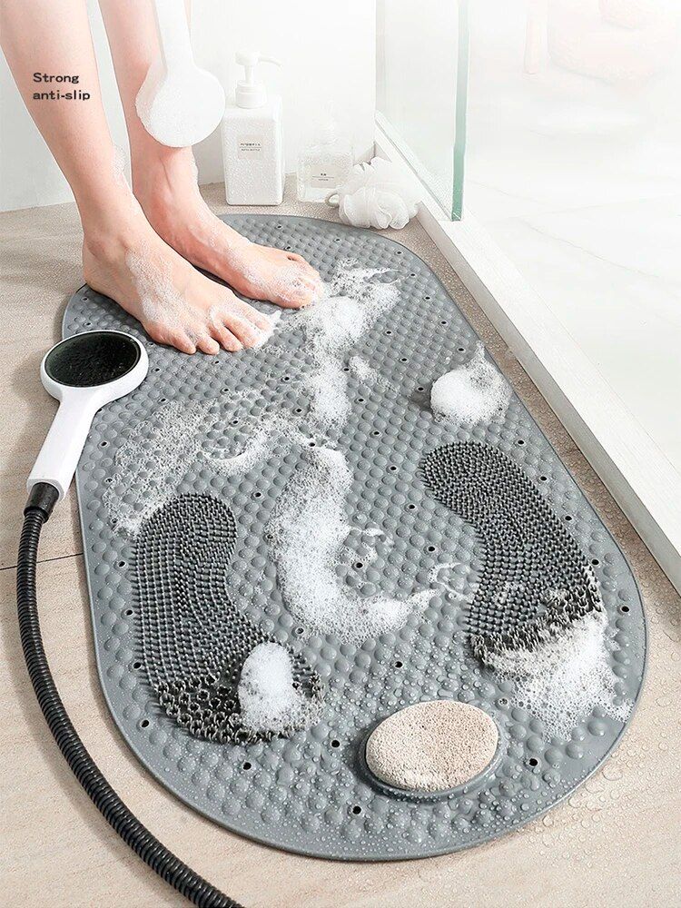 Modern Non-Slip PVC Bathroom Mat for Safety & Comfort