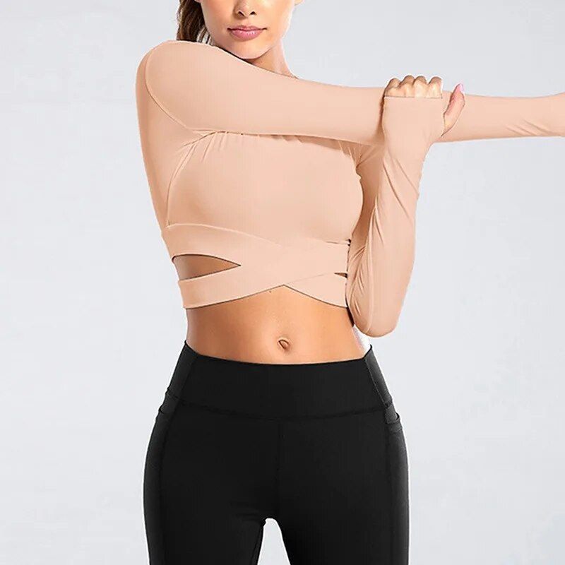 Women's Breathable Sports Crop Top