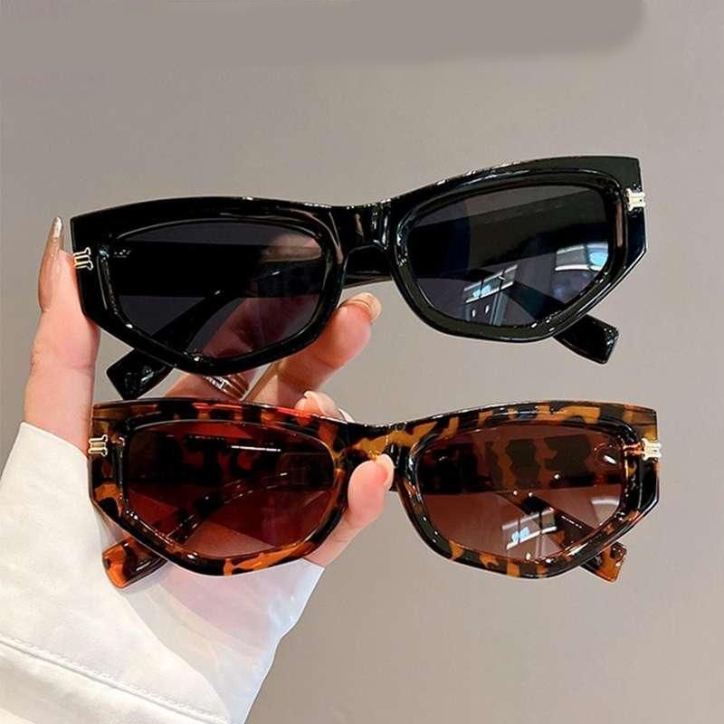 Unisex Vintage Cat Eye Sunglasses - Fashion Gradient Cycling Shades with UV400 Protection