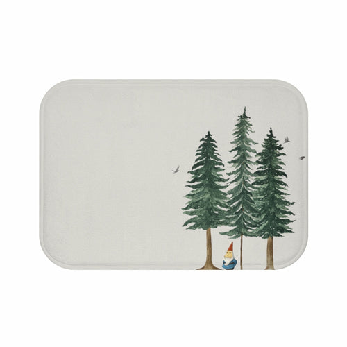 Gnome in Forest Bath Mat Home Accents