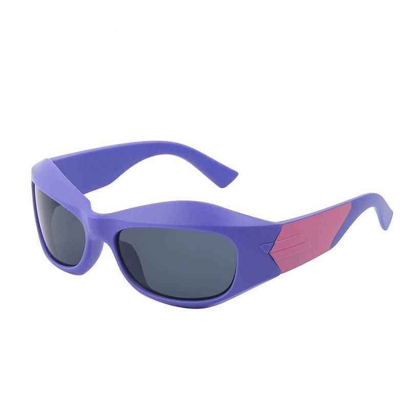 Retro-Futuristic Cyberpunk Sports Sunglasses