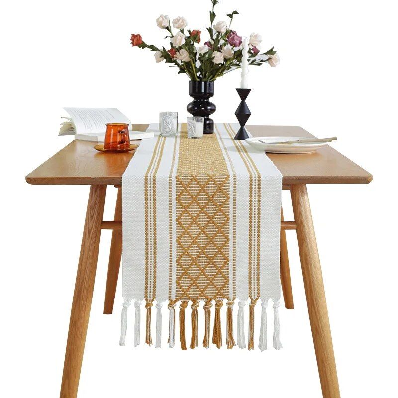 Geometric Nordic Table Runner