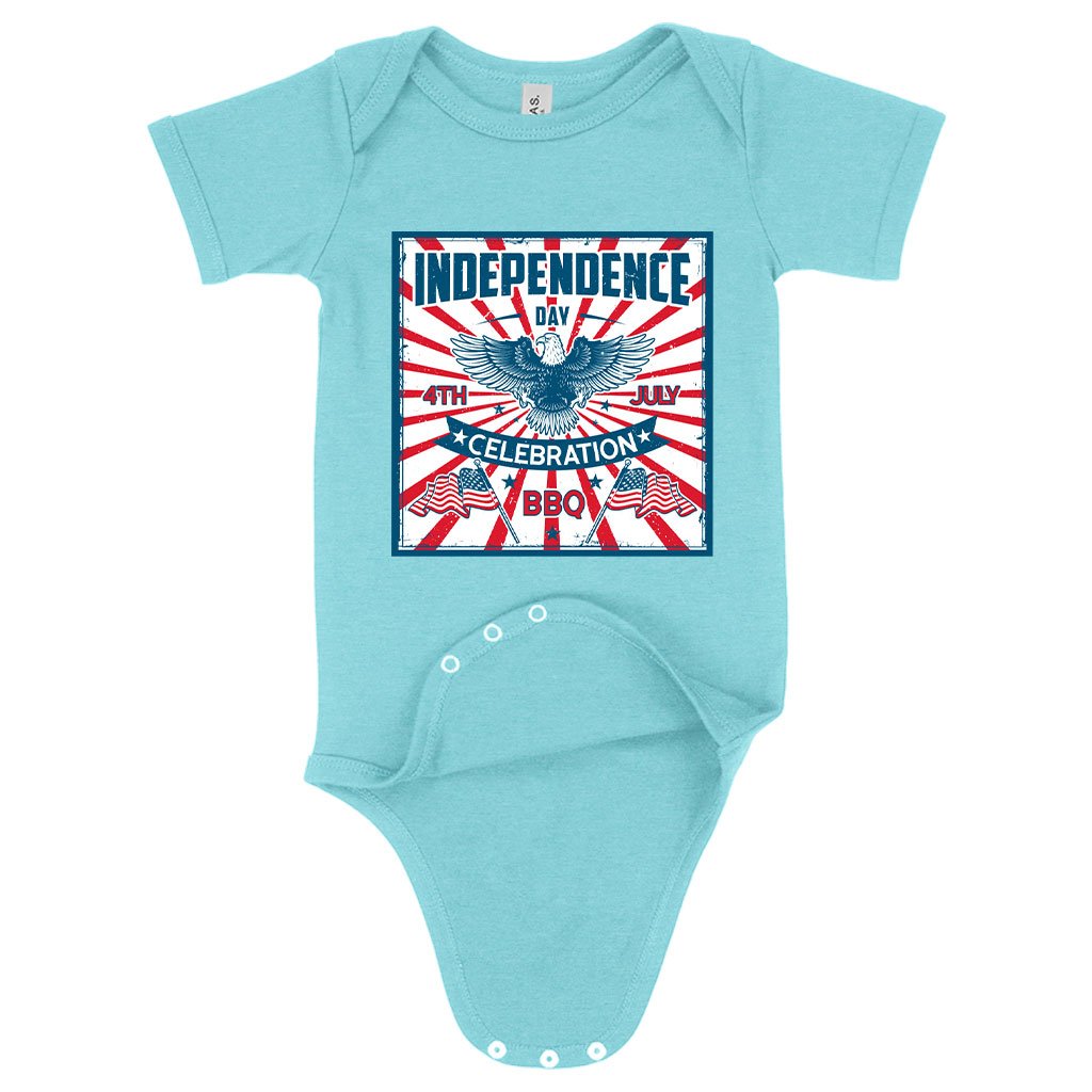 Baby Independence Day Celebration Onesie - Vintage Independence Day Onesie - Patriotic Onesie