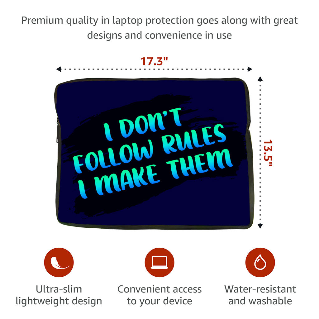 Cool Quote MacBook Air 14" Two-Sided Sleeve - Printed Laptop Sleeve - Themed MacBook Sleeve