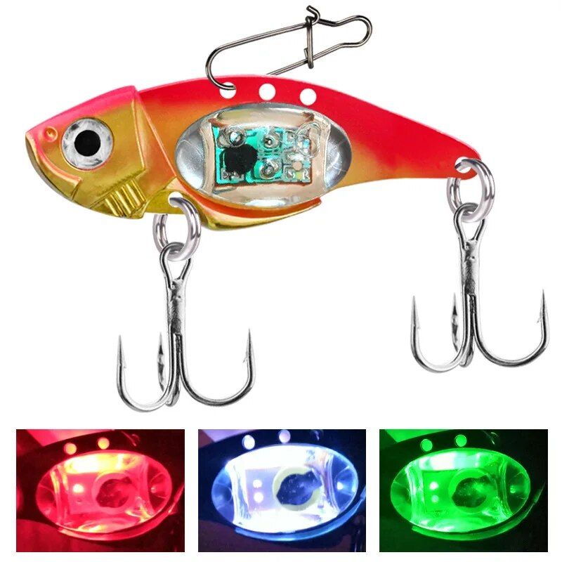 Multi-Color LED Flash Fishing Lure