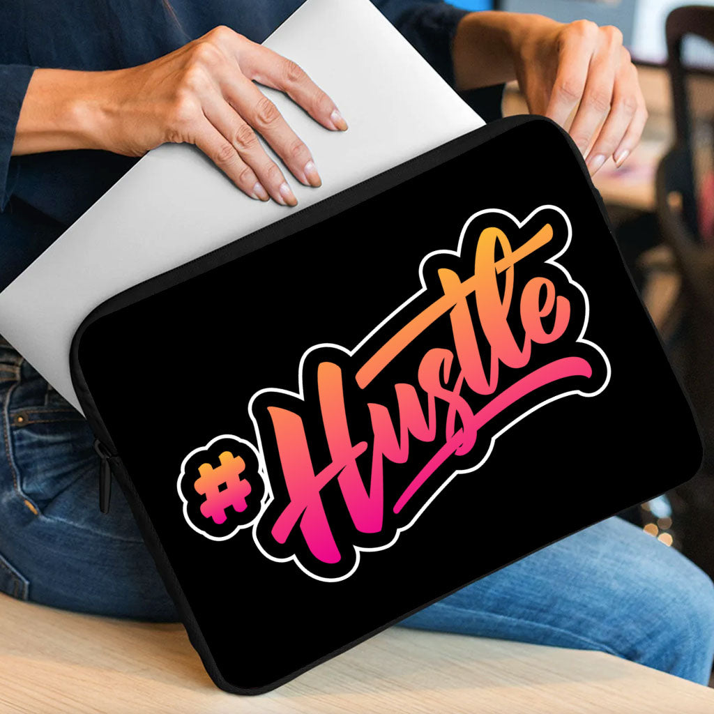 Hustle MacBook Air 14" Sleeve - Hashtag Laptop Sleeve - Cool Printed MacBook Sleeve