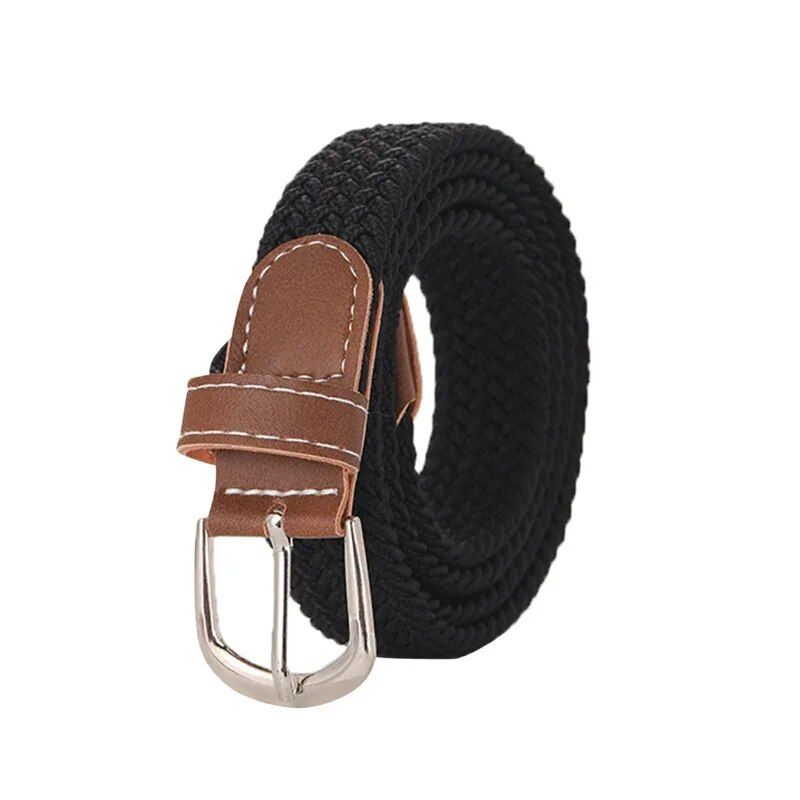 2023 Trendy Unisex Canvas Belt with Metal Alloy Pin Buckle for Casual and Formal Attire