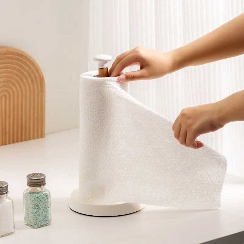 AhunderJiaz Nordic Style Tissue Organizer - Creative Dining Table Paper Towel Holder