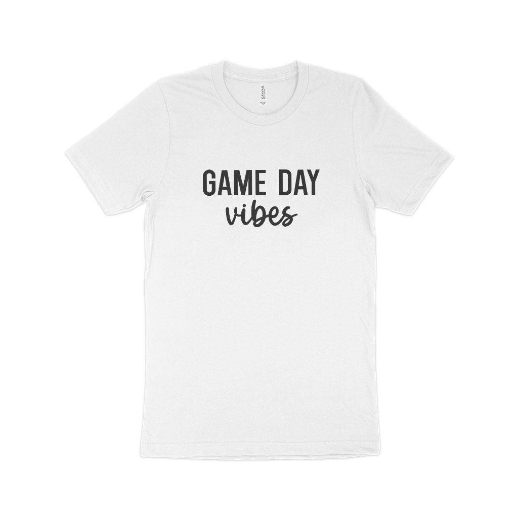 Game Day Vibes Unisex Jersey T-Shirt Made in USA