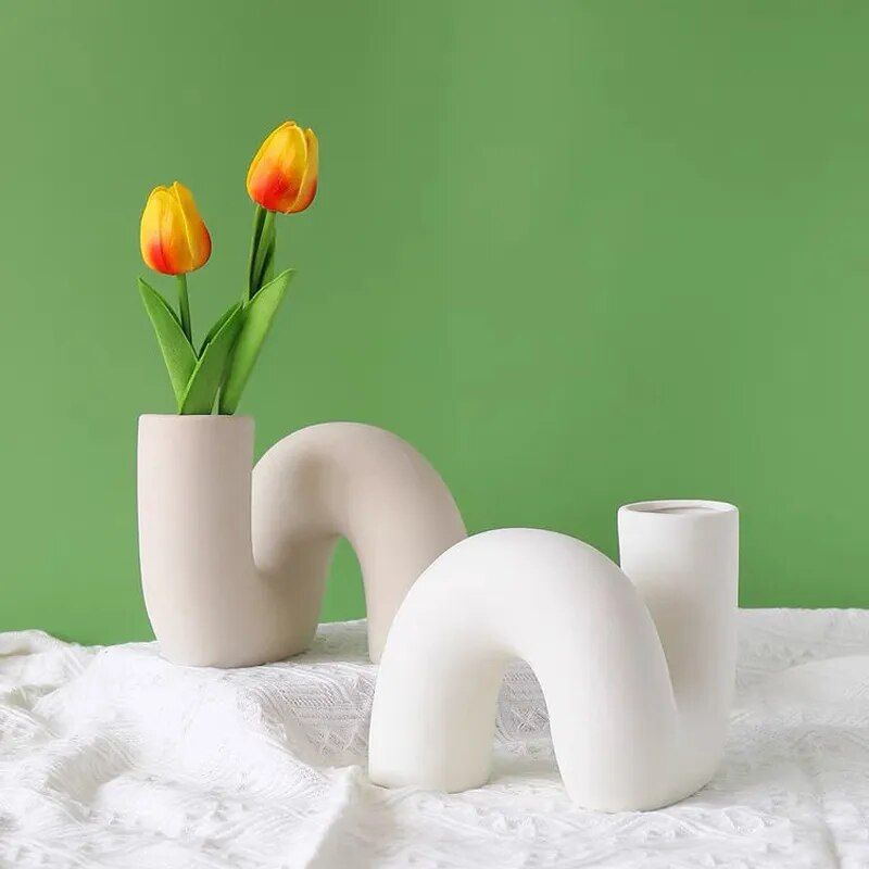 Contemporary Abstract Ceramic Vase